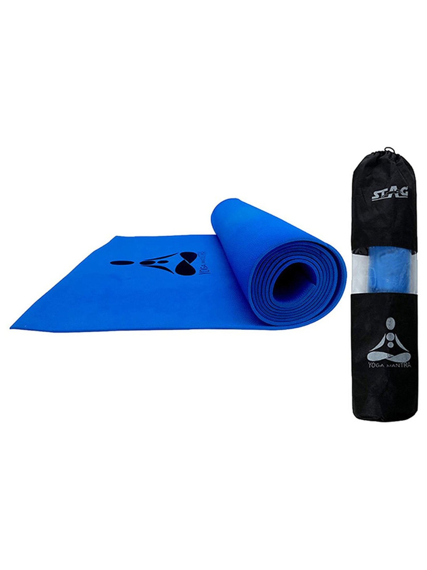 Stag Global Anti-Slip Yoga Mat (Blue) Size - 6X2 Ft