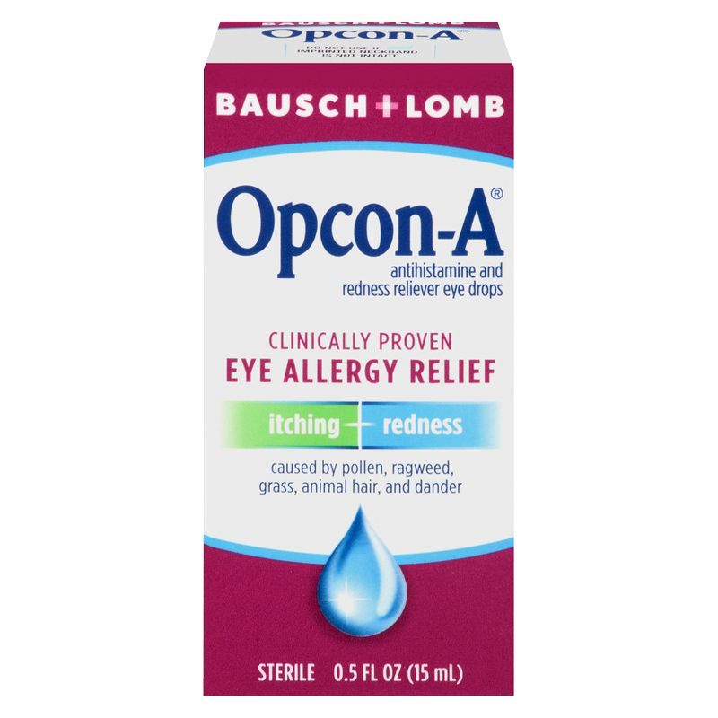 Bausch & Lomb Allergy Relief Eye Drops - 0.5oz