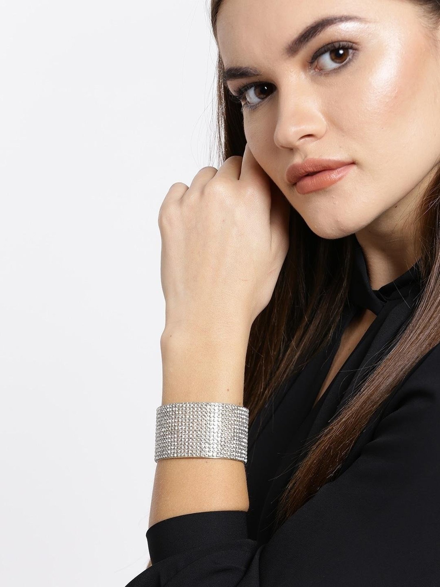 YouBella Gold-Plated Cuff Bracelet