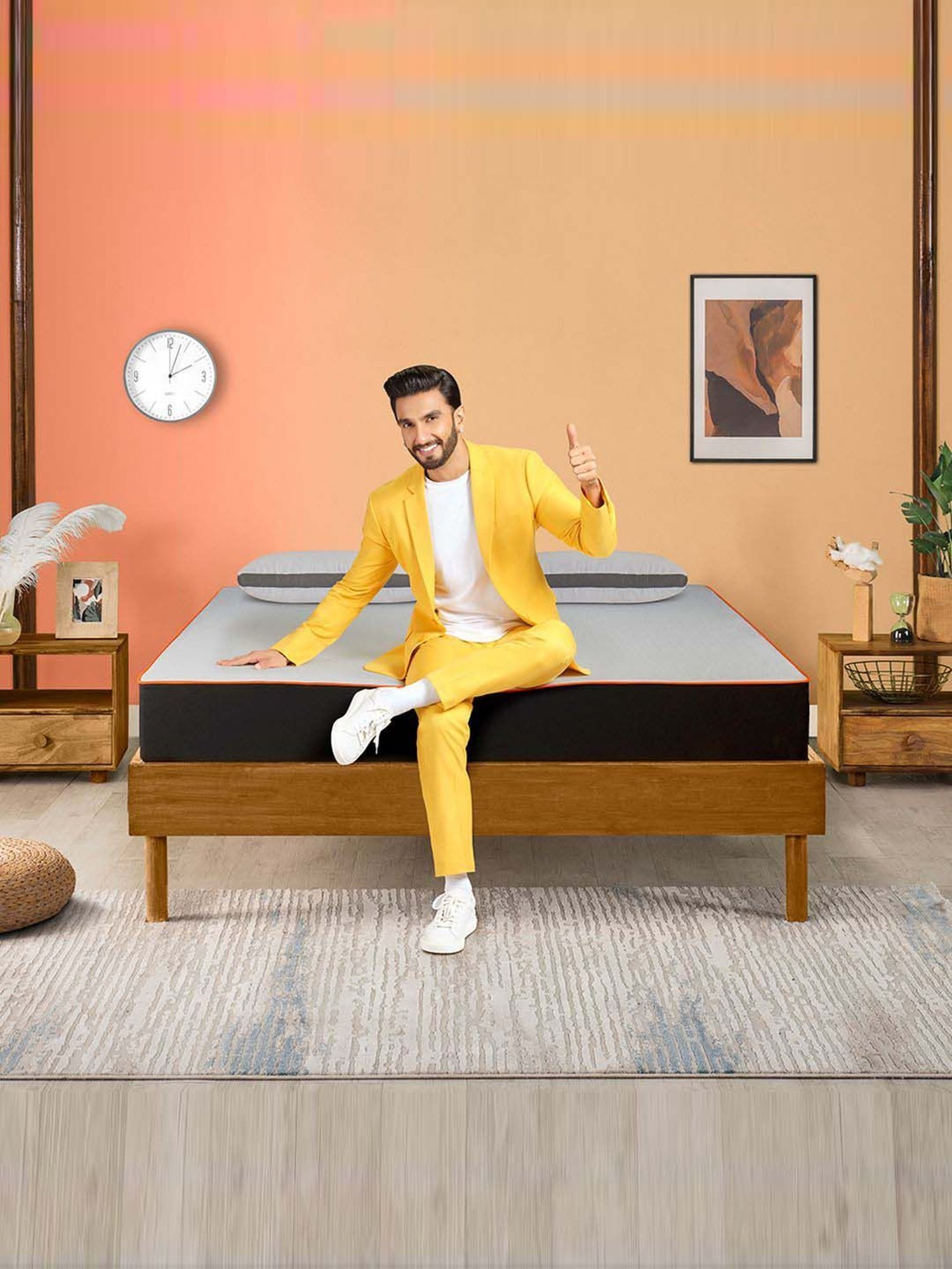 Sleepyhead Original White Memory Foam 3 Layered BodyIQ Orthopedic Mattress