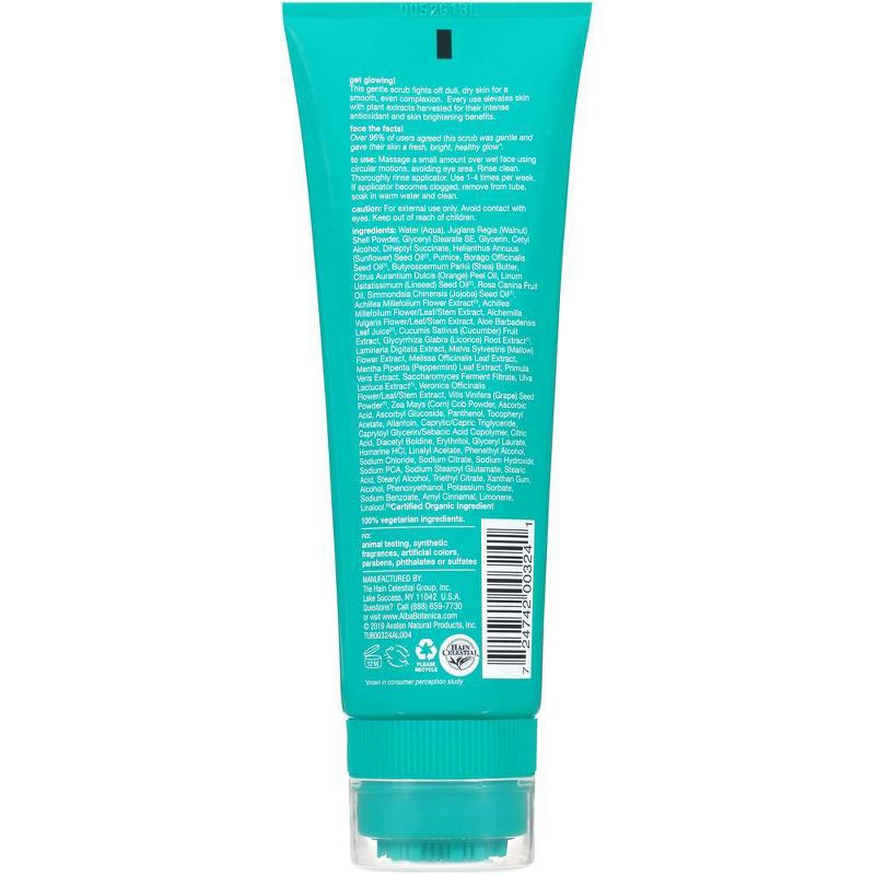 Alba Botanica Even & Bright Enzyme Scrub - 4 fl oz