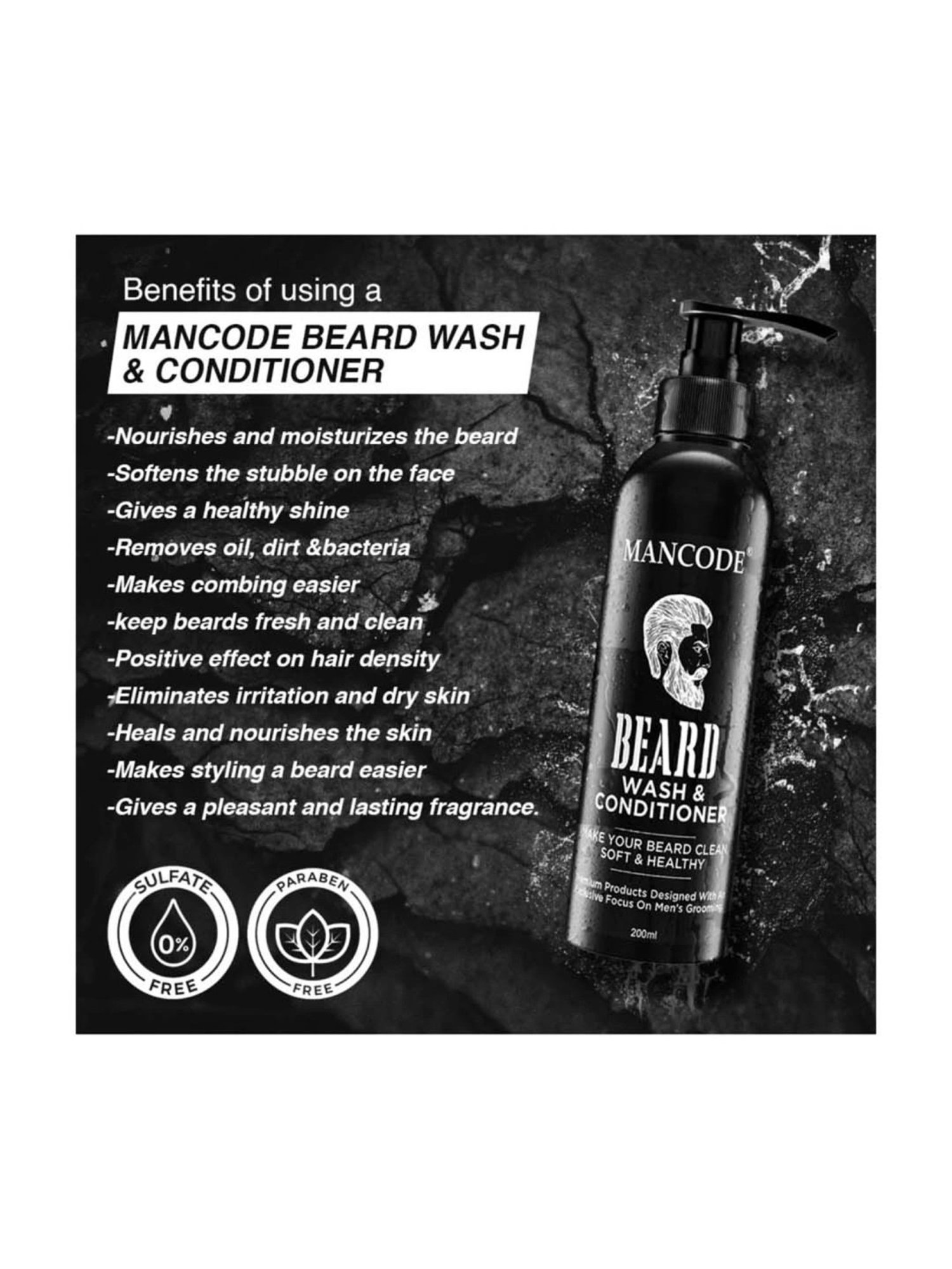 Satliva The Beard and Moochh Cream - 40 gm