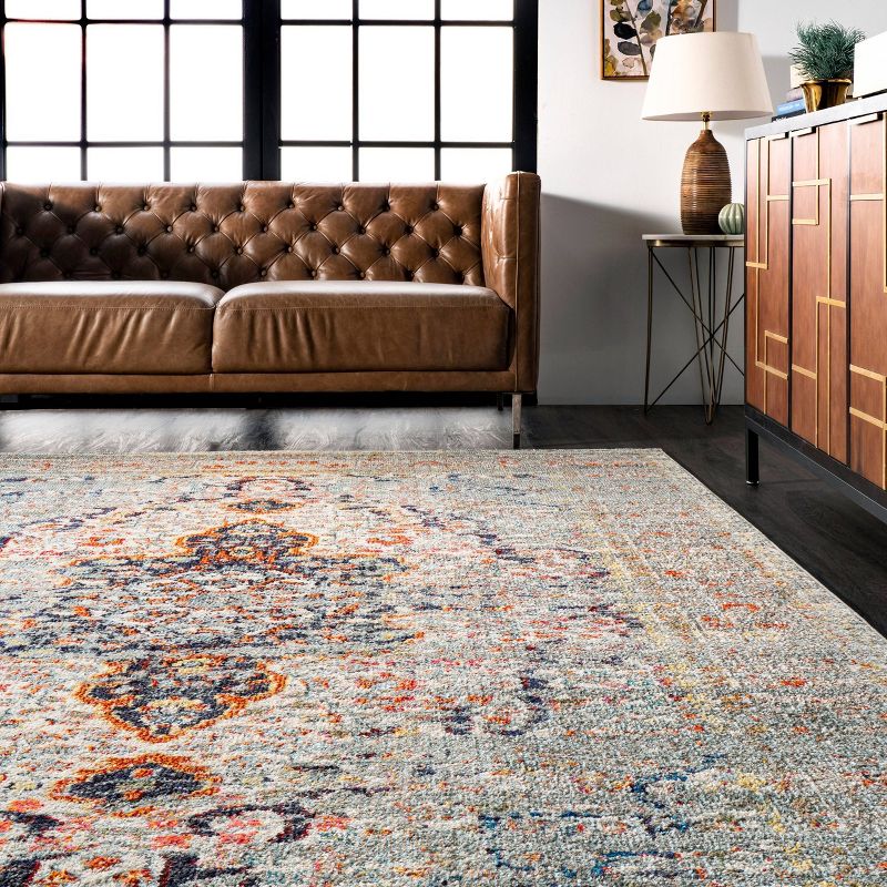 2'6"X8' Solid Runner Gray - nuLOOM