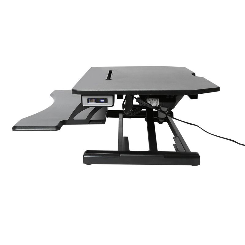 33" Airlift Electric Adjustable Height Standing Desk Converter Black - Seville Classics