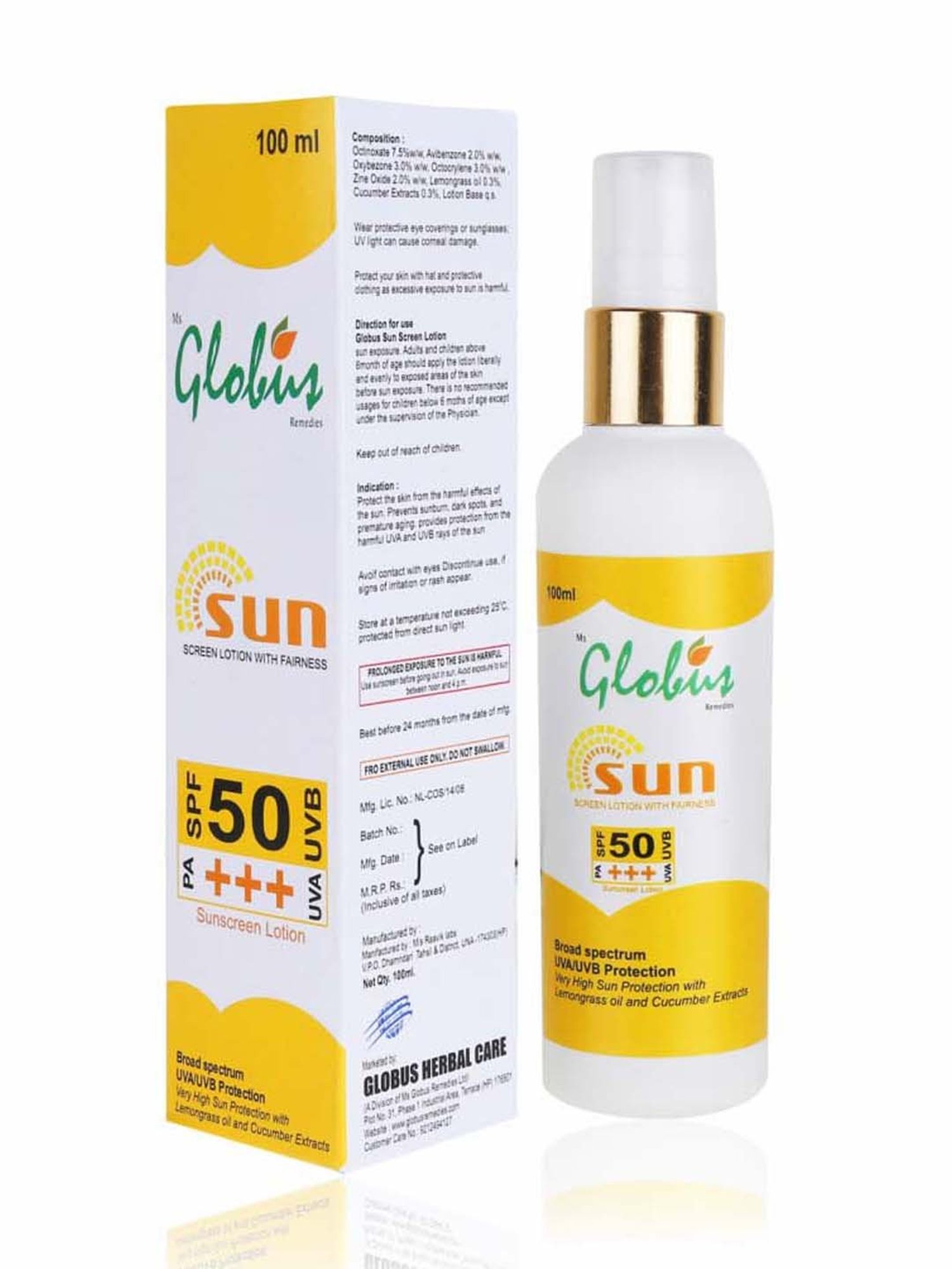 Globus Naturals De-Tan Face Cream - Pack of 5