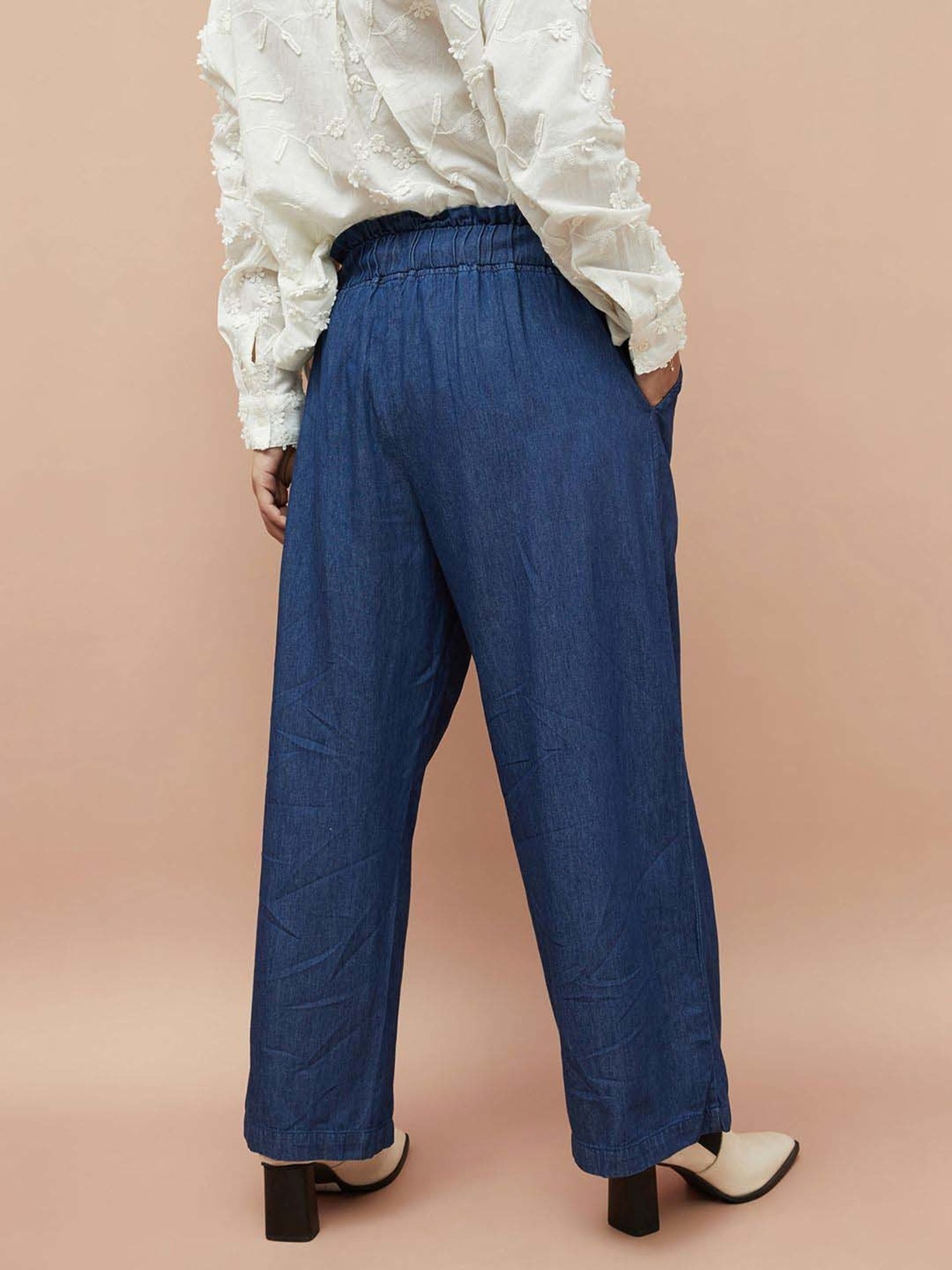 KENDALL + KYLIE Black Mid Rise Bootcut Pants