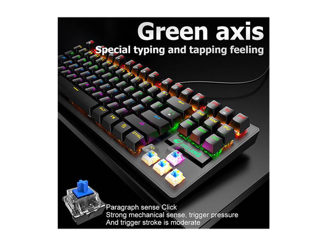 E-sport K2 Punk Mechanical Keyboard 87-key Gaming Competitive Office Notebook Gaming Keyboard