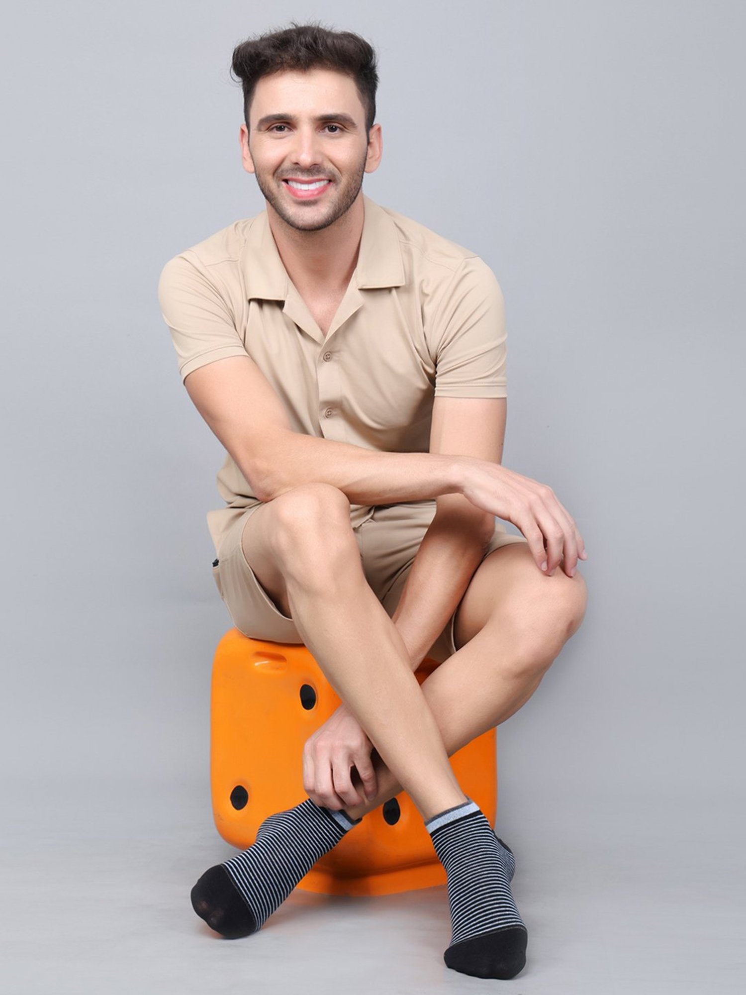 Dollar Socks For Men's Casual Crew Length In (Pack of 3)