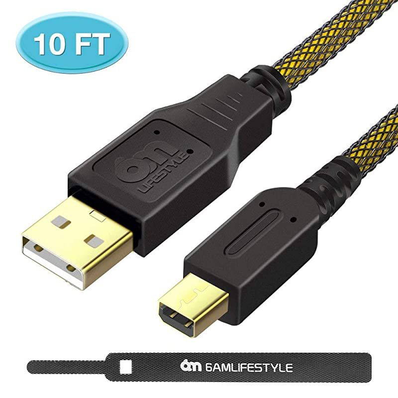10FT 3DS Charging Cable High Speed Premium USB Power Charger for Nintendo 3DS XL 3DS 2DS DSiDSi XL