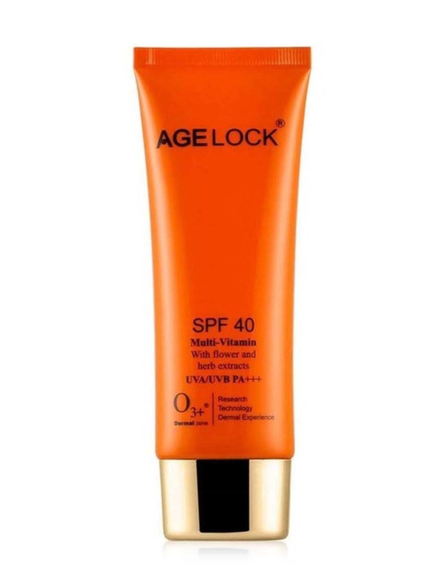 O3+ Age lock SPF 40 Multivitamin with Flower & Herb Extract - 75 gm