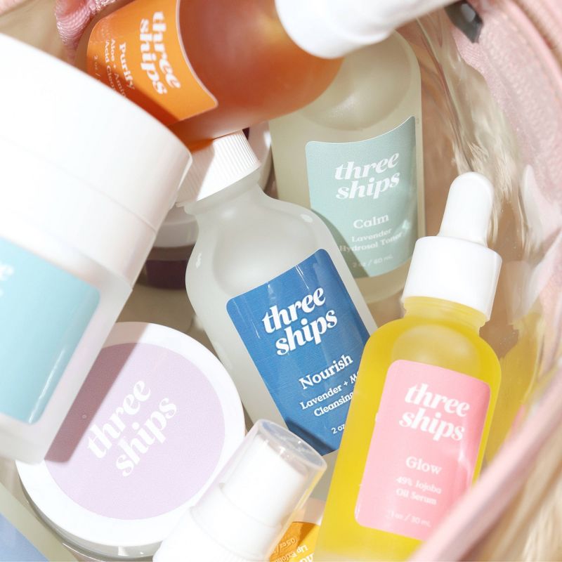 Three Ships Nourish Lavender Cleansing Oil - 2 fl oz