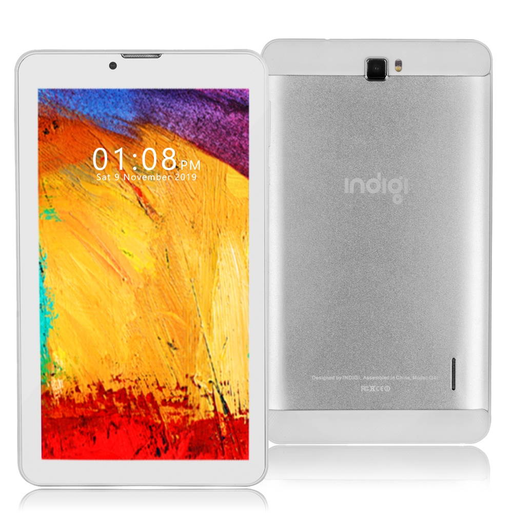 G4Tab 7-inch Android Pie TabletPC SmartPhone by Indigi, QuadCore 2GB RAM/16GB onboard ROM, Wi-Fi Enabled, Black