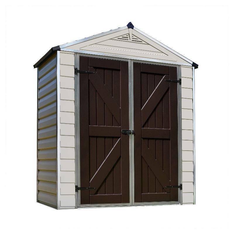 6'x 5.5' Everett Storage Shed Beige - Suncast