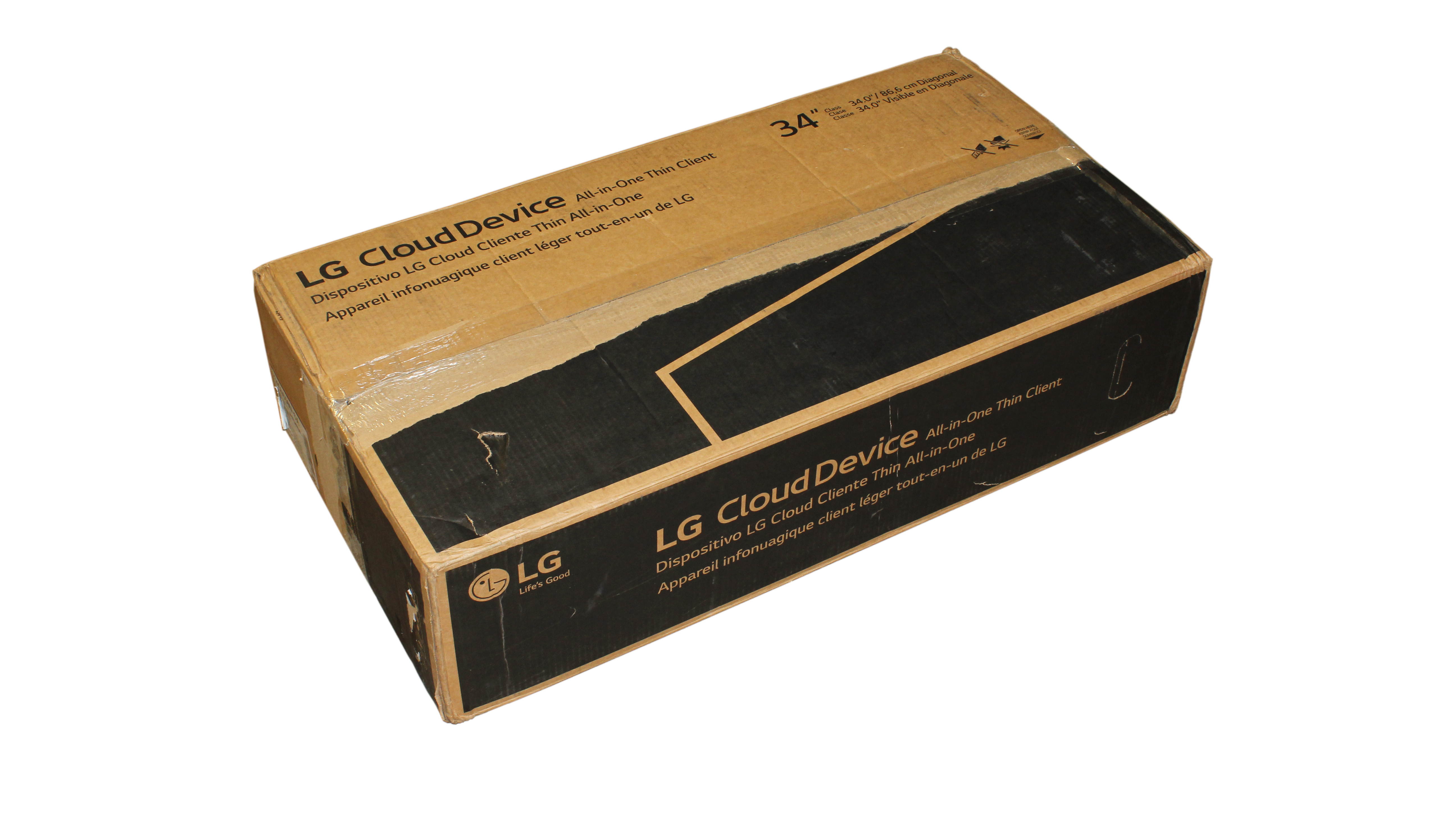 LG 34&rdquo; UltraWide FHD AIO Thin Client (2560x1080) IPS Display Celeron J4105 1.5GHz SSD eMMC 16GB RAM 4Gb 34CN650N-6A