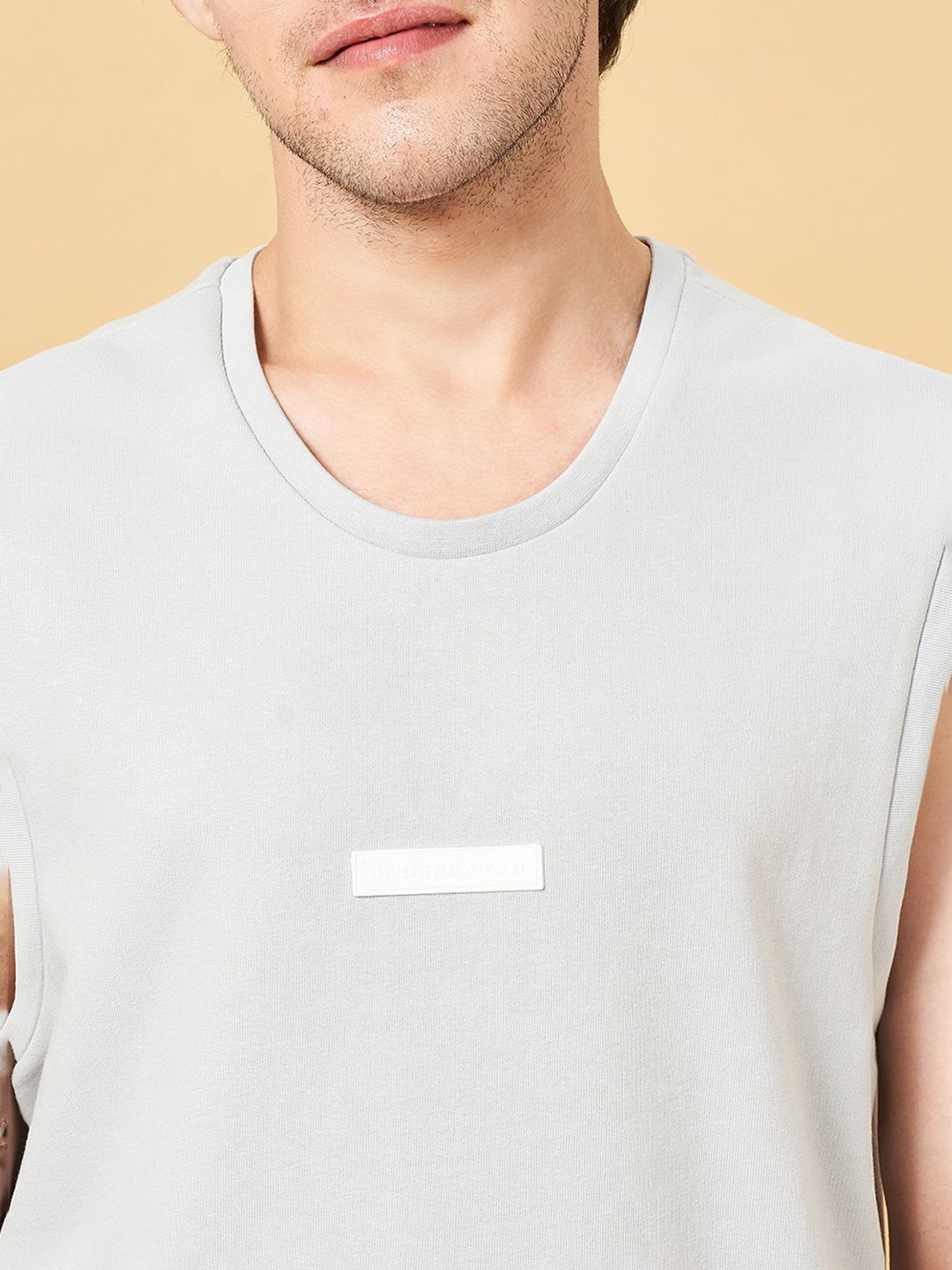 Street 808 By Pantaloons Gray Violet Regular Fit Vest