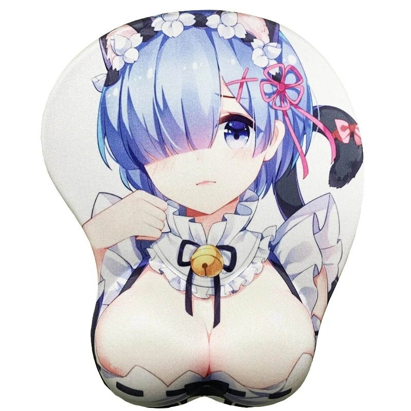 computer gaming with wrist rest Anime 3D Mouse Pad Big Soft mousepad