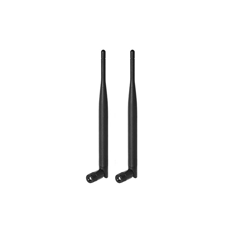 Dual Band WiFi 24GHz 5GHz 58GHz 6dBi RPSMA Male Antenna 15cm 6 inch UFL IPX IPEX to RPSMA Female Pigtail Cable 2Pack for Wireless Mini PCI Express PCIE Network Card WiFi Adapter Router