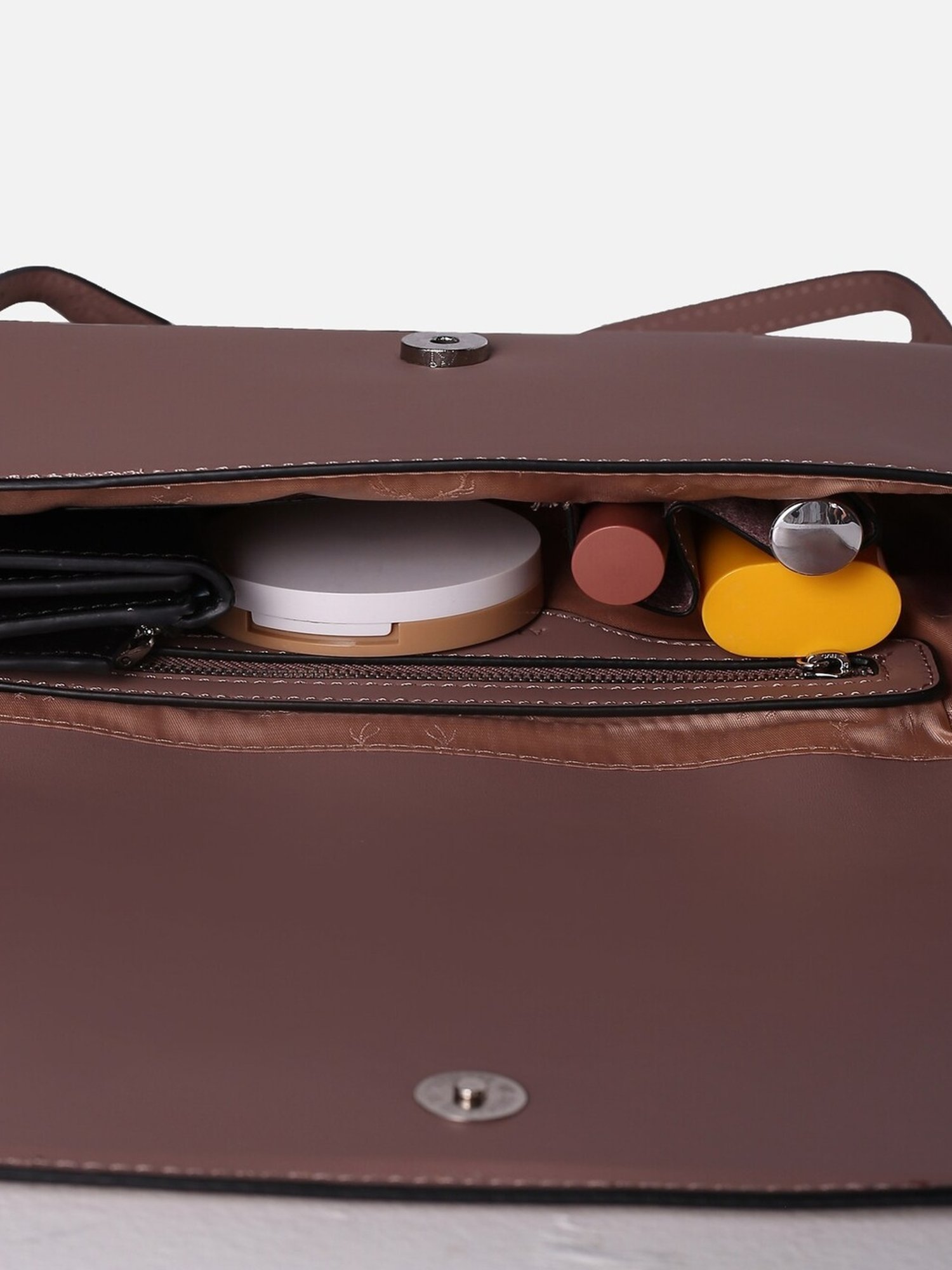 Allen Solly Pink Printed Medium Sling Handbag