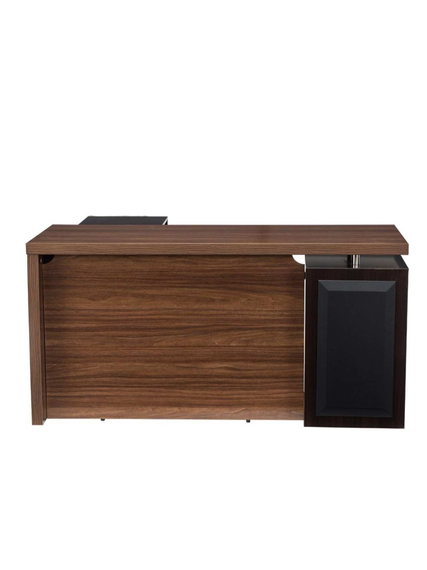 Durian Clint Classic Walnut Brown Engineered Wood Managerial Desk