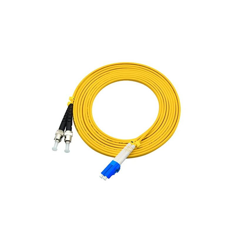 3Meters 10ft LC to ST Duplex 9125 SingleMode Fiber Optic Cable Jumper Optical Patch Cord LCST