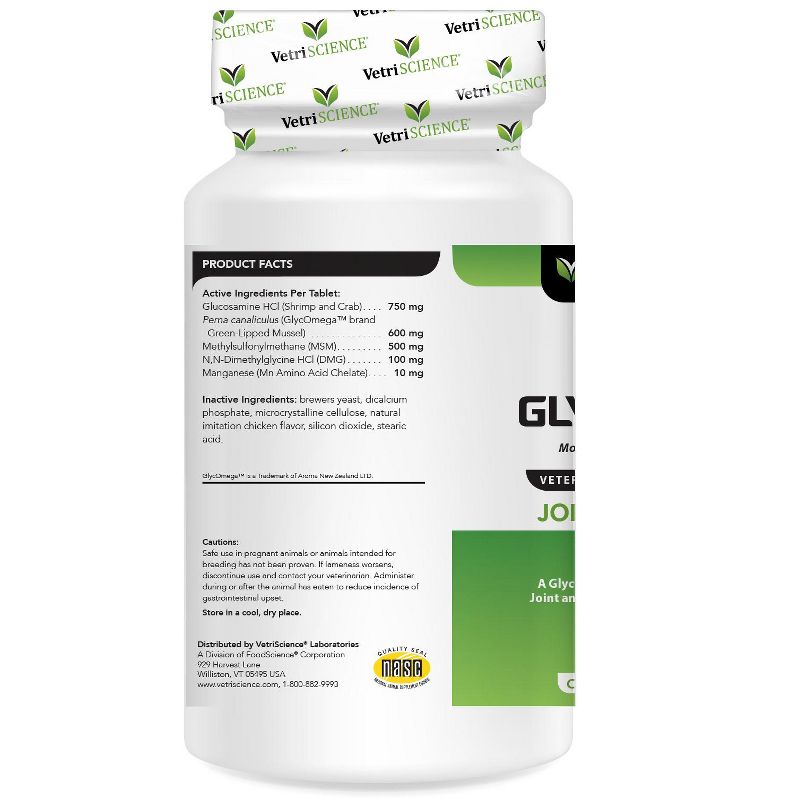 Vetriscience Laboratories GlycoFlex Stage II Joint Support Dog Tablets, 120 ct