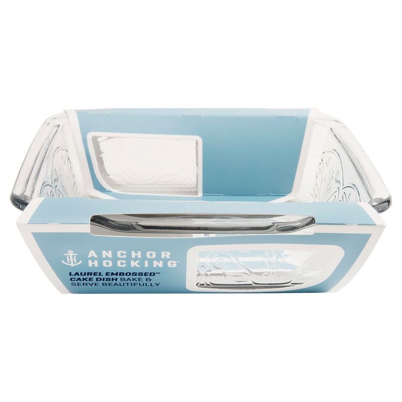 Anchor Hocking Laurel 8" Cake Dish Clear