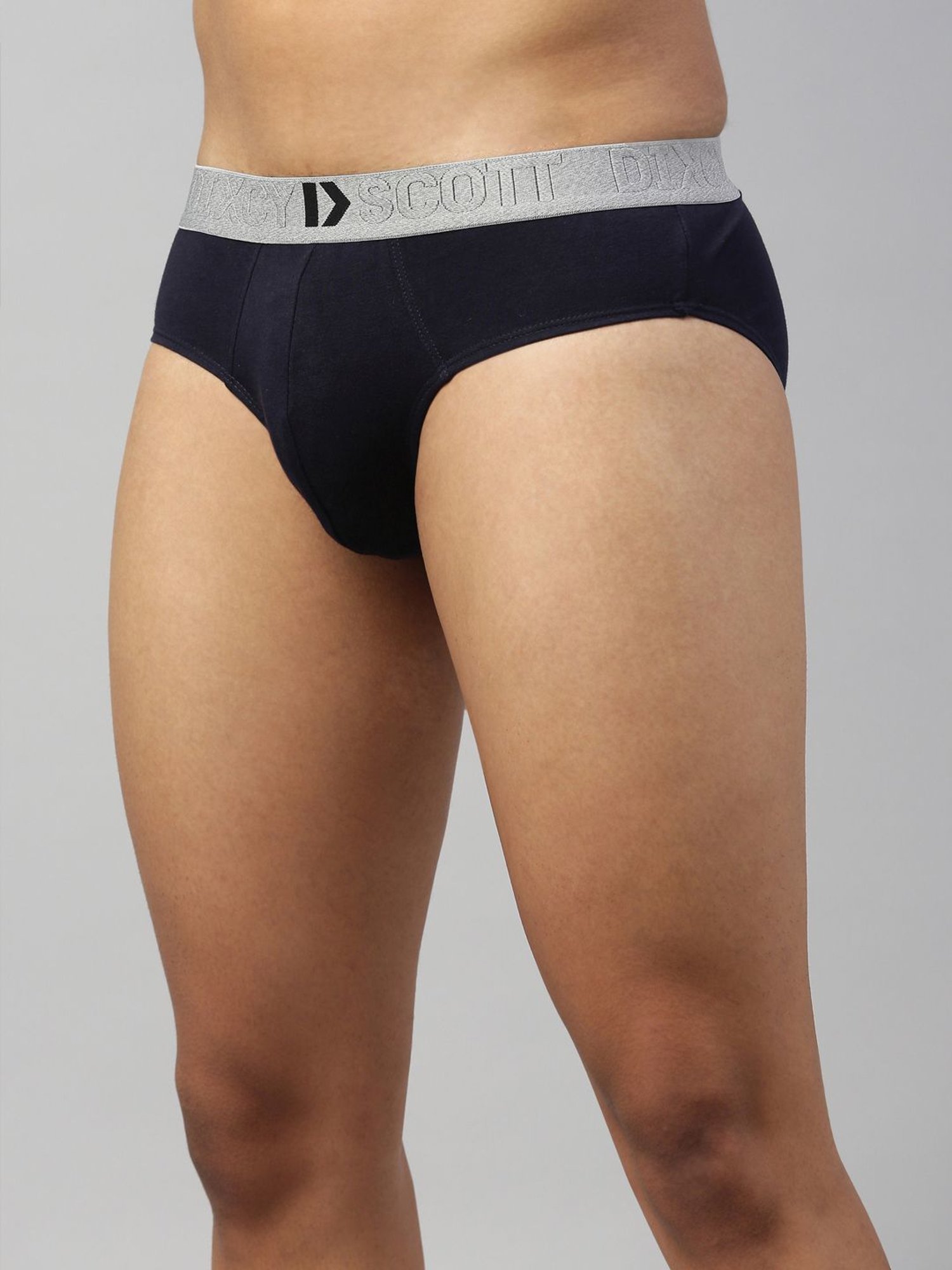 DIXCY SCOTT MAXIMUS Barbados Cherry & Navy Regular Fit Briefs - Pack Of 2
