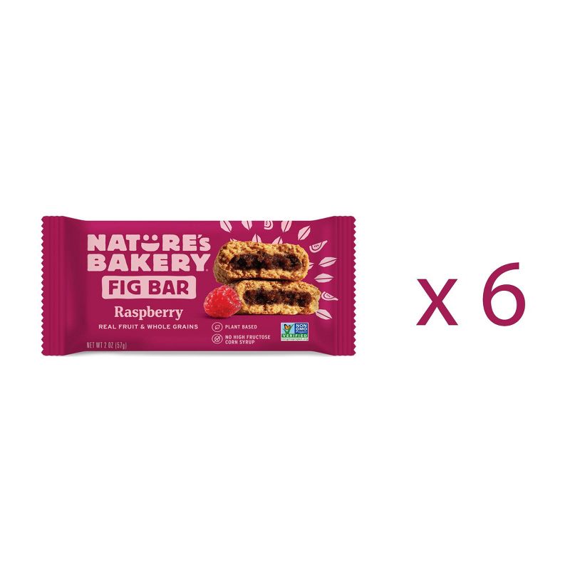 Nature's Bakery Raspberry Fig Bar - 6ct