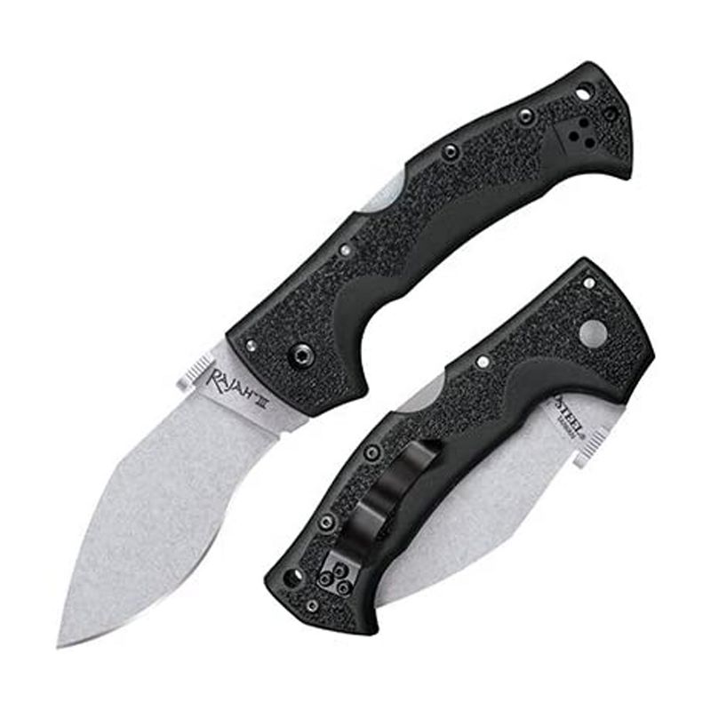 Cold Steel 62JM Rajah III Multi Purpose Steel 3.5 Inch Pocket Folding Knife with Give-Ex Handle for Everyday Use, Hunting, Survival, and Camping