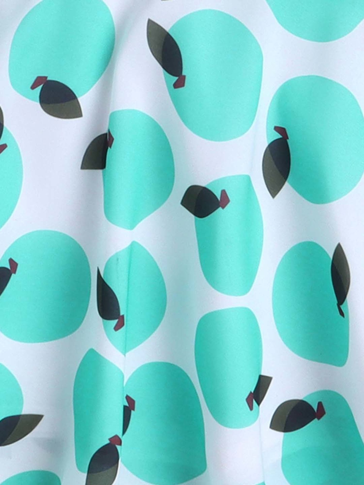 The Magic Wand Kids Blue & White Printed Dress