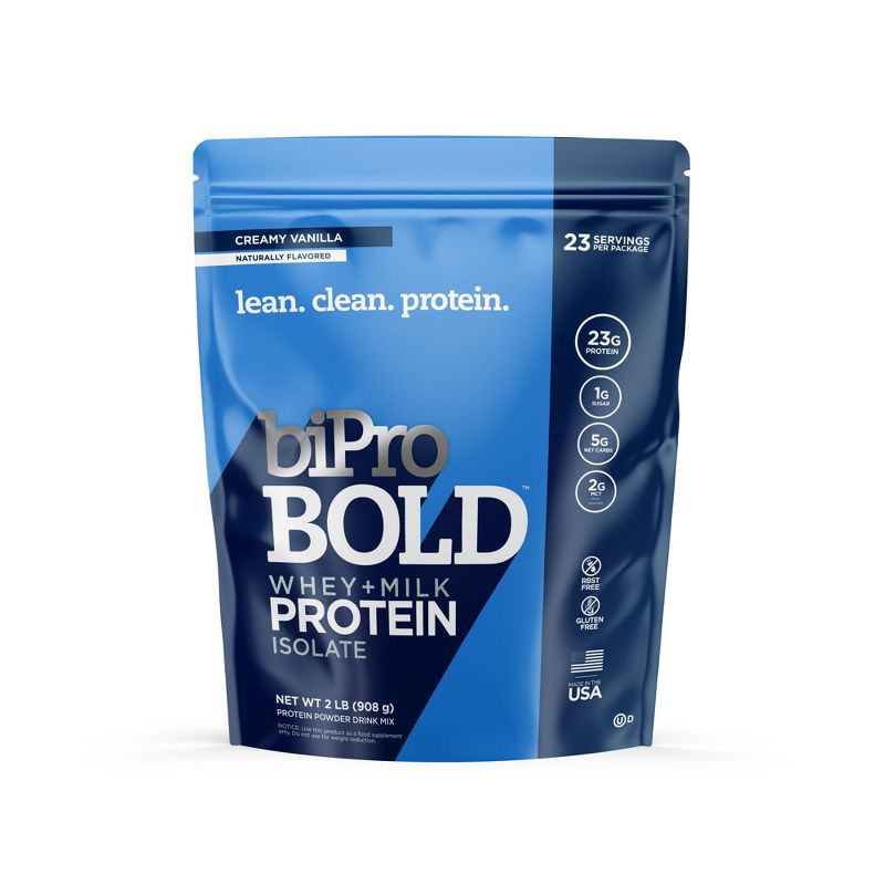 BiPro Bold Protein Powder - Creamy Vanilla - 2lbs