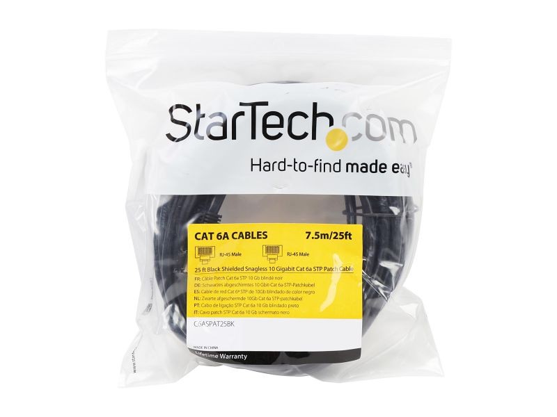 StarTech.com C6ASPAT7BK 7 ft. Network Ethernet Cables