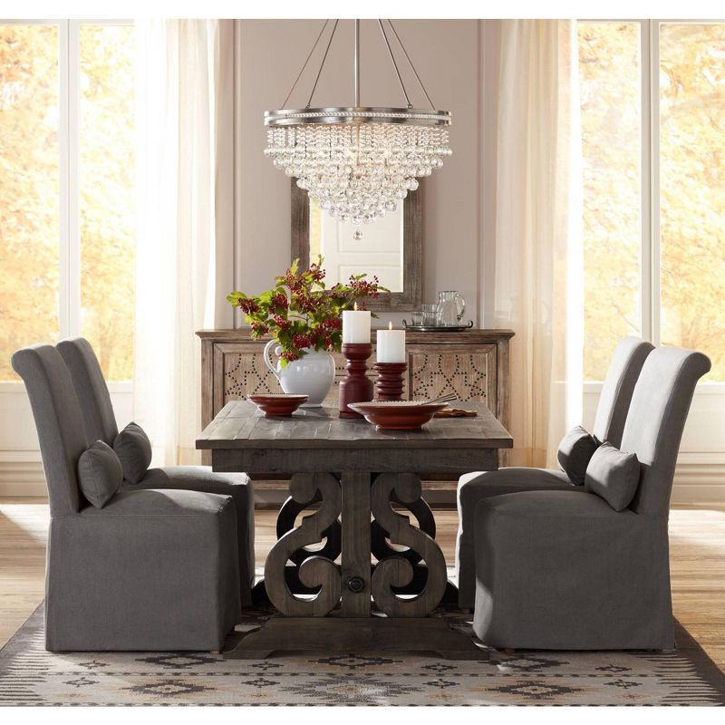 55 Downing Street Naomi Petyon Slate Armless Dining Chair