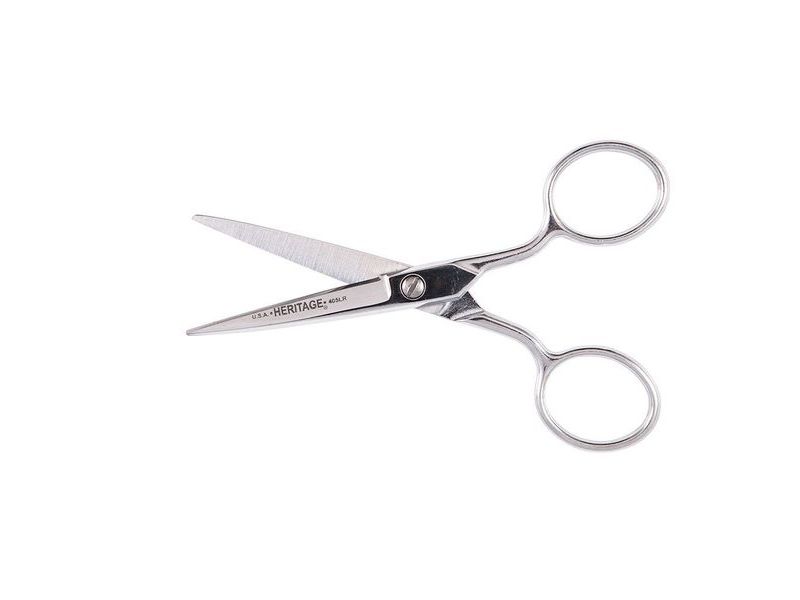 HERITAGE G405LR Embroidery Scissor with Large Ring, 5-Inch