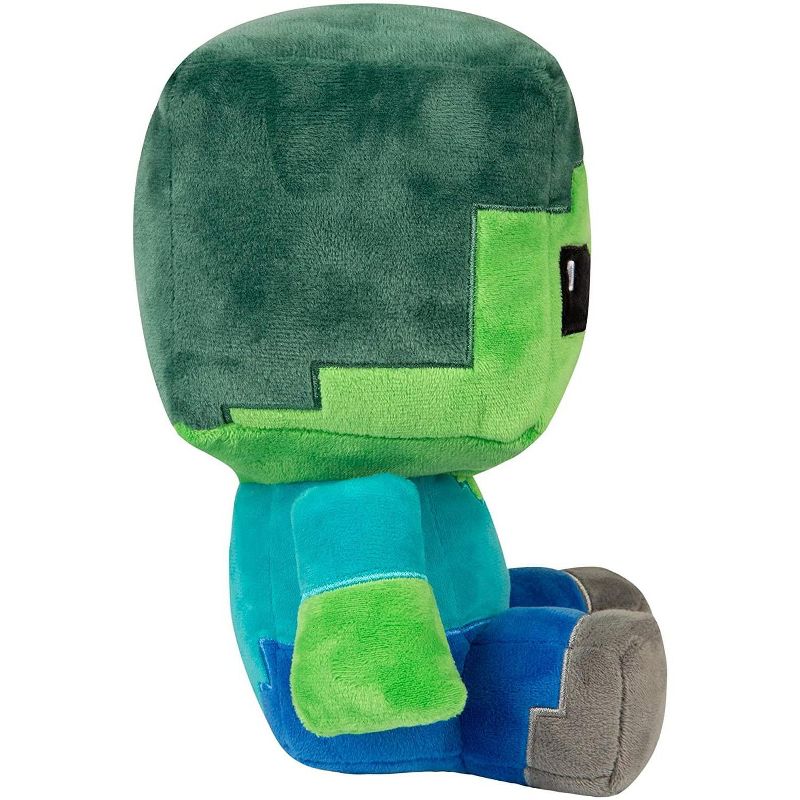 JINX Inc. Minecraft Craft Adventure Series 8.75 Inch Collectible Plush | Zombie