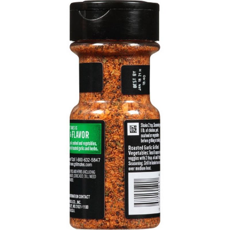 McCormick Grill Mates Gluten Free Roasted Garlic & Herb Seasoning - 2.75oz