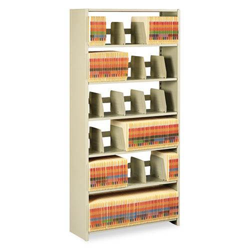 Tennsco Snap-Together Steel Six-Shelf Closed Starter Set 36w x 12d x 76h Sand