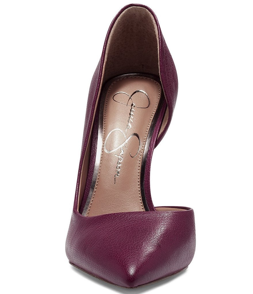 Deltan Tessa Croc-Embossed T-Strap Block Heel Pumps