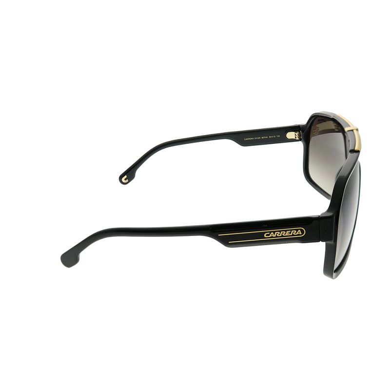 Carrera 1014/S 807 HA Unisex Aviator Sunglasses Black 64mm