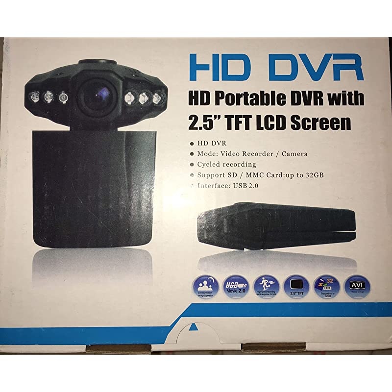 Portable DVR With 2.5" TFT LCD Screen Car Recorder New & Sealed @ Wholesaleoutletllc