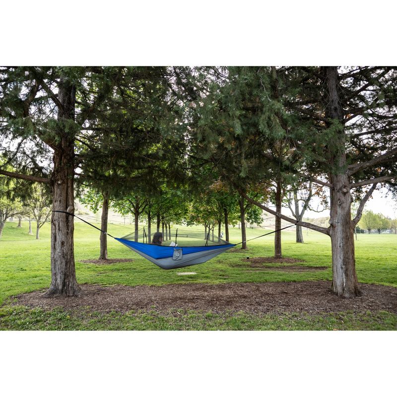 Camping Hammock with Mosquito Netting Olive - Smart Living