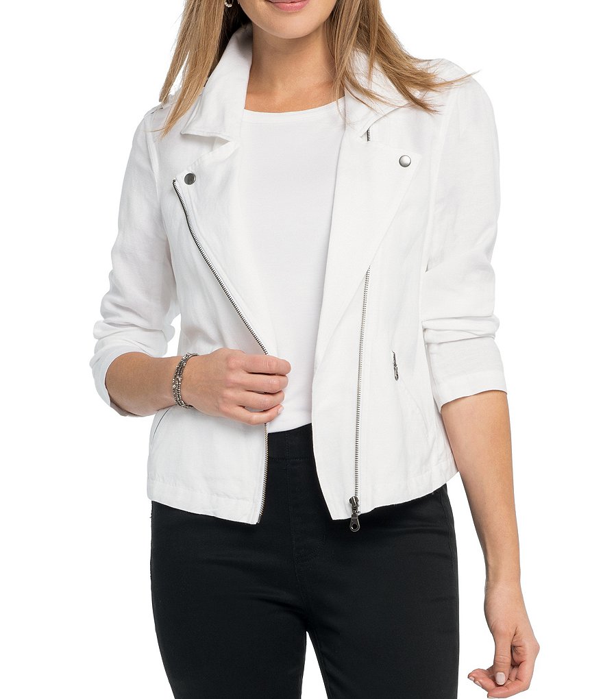 Kasper Glen Plaid Notch Lapel Two Button Front Pocket Jacket