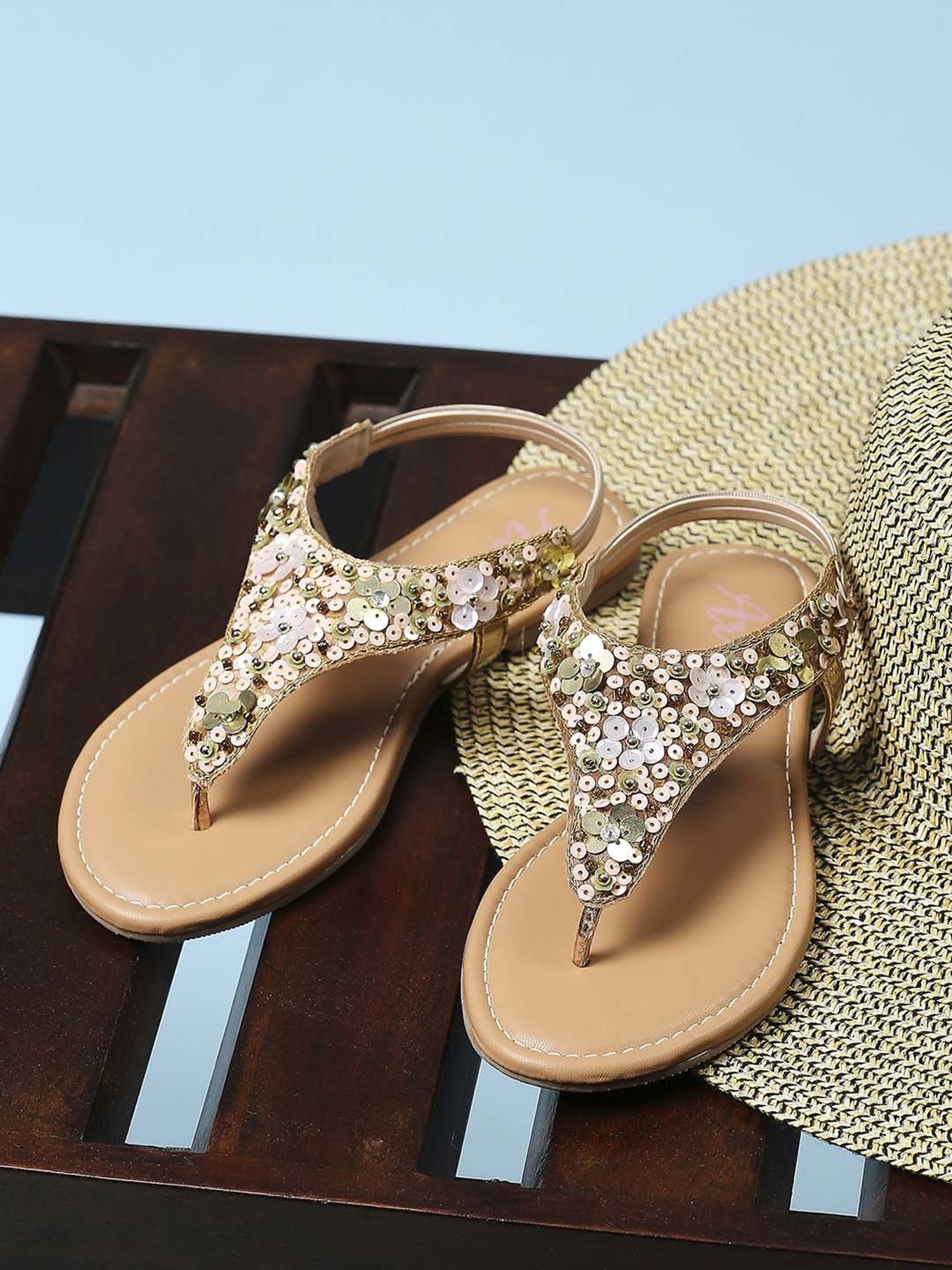 Aria Nica Kids Ria Multicolor Thong Sandals