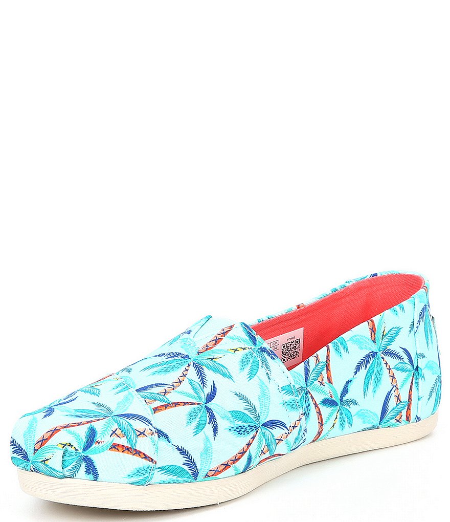 TOMS Women's Alpargata CloudBound Palm Print Slip-Ons