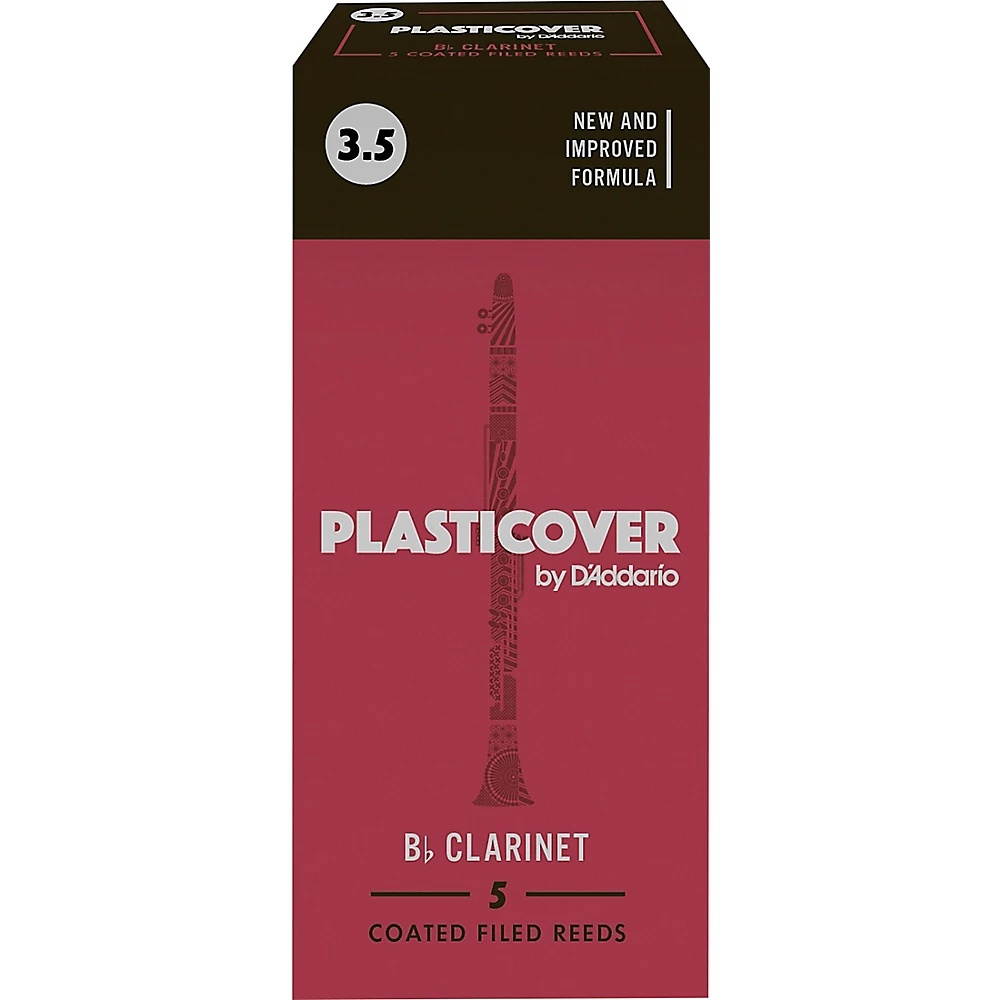 Rico Plasticover Bb Clarinet Reeds Strength 3.5 Box of 5