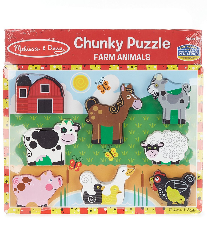 Melissa & Doug Farm Chunky Puzzle