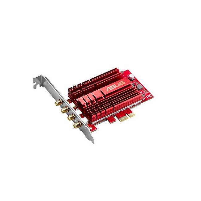 Asus Network PCE-AC88/CA AC3100 Dual-Band Wireless PCI Express Adapter 802.11ac Retail