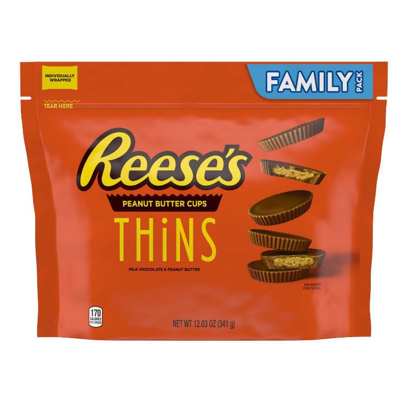 Reese's Family Thins Milk - 12.3oz