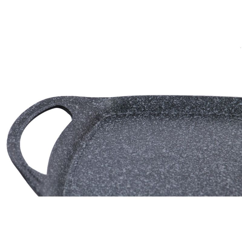 Tognana Sphera Black Aluminum Rectangular Smooth Plate