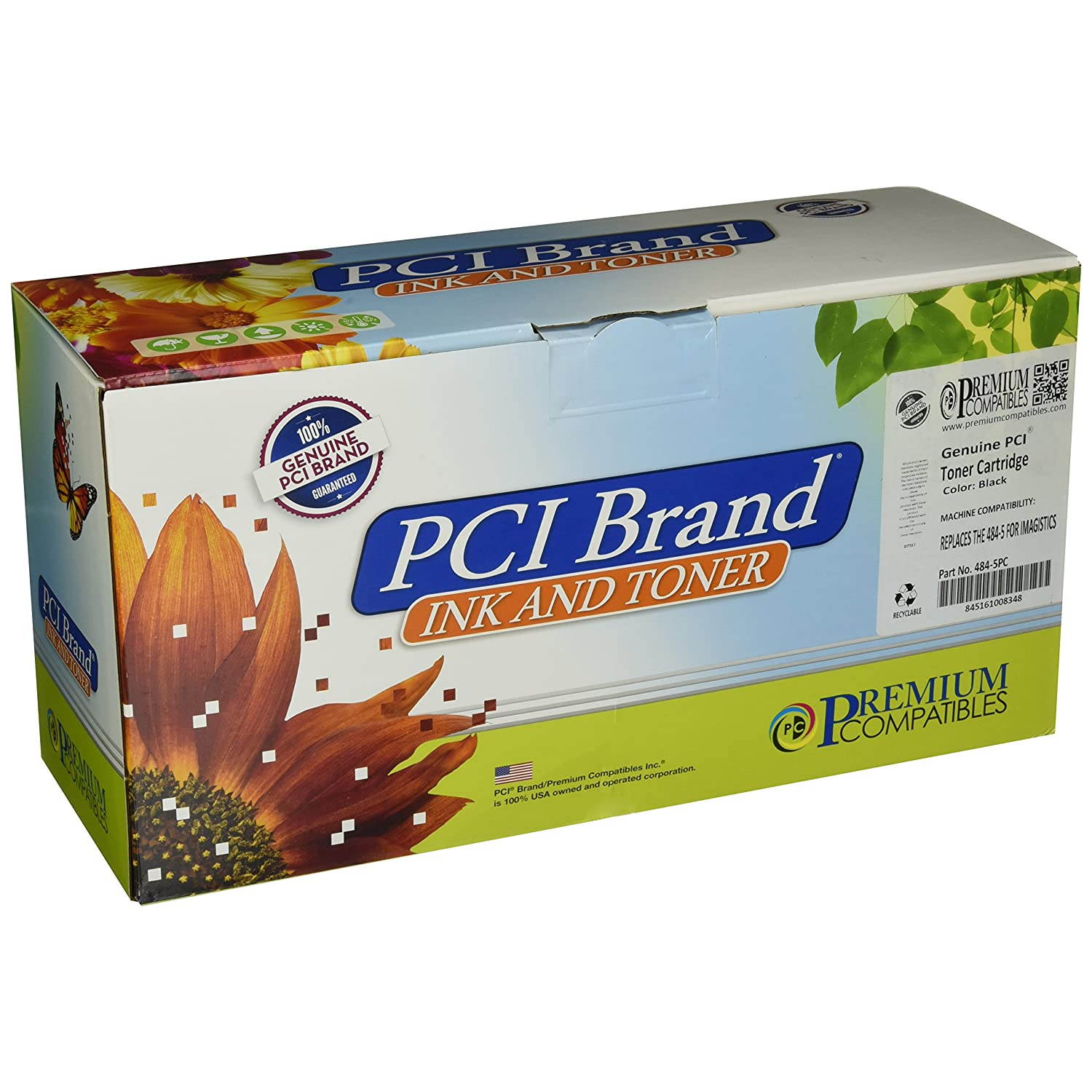 PCI Brand Compatible Toner Cartridge Replacement for Imagistics 484-5 IX2700 Black Toner Cartridge 6.5K Yield